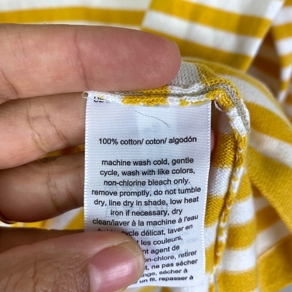 TOMMY HILFIGER Stripe Crewneck Sweater In Deep Maize Multi - Picture 11 of 11